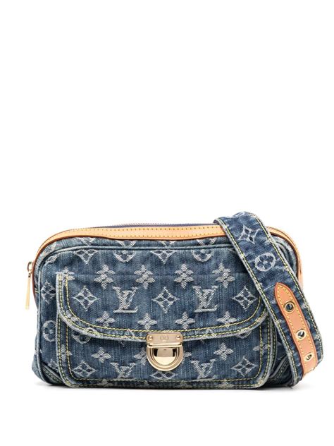 louis vuitton denim belt bag